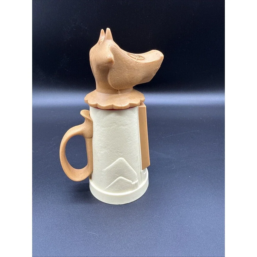 VTG Moo Cow Coffee Creamer Holder Dispenser Container Whirley Industries RARE !